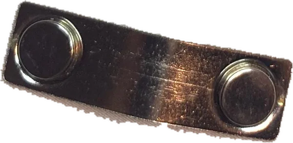 Steel plate with two magnets